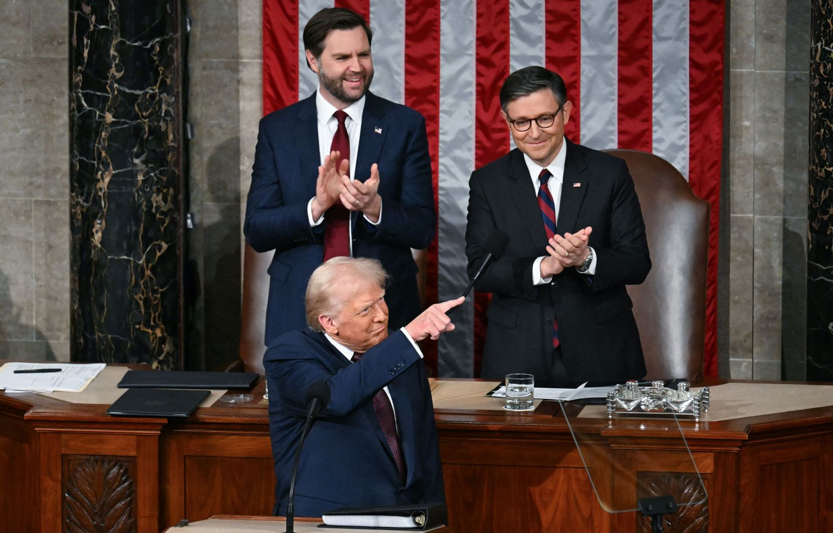 L'Amérique est de retour», lance Trump dans son discours au Congrès | Le Devoir